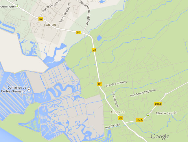 carte lanton-audenge-biganos