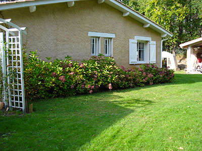 pose de cloture bois